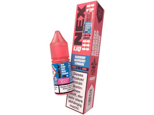 Pod Salt - NexLiq - Blueberry Raspberry Lemonade - 10ml Fertigliquid (Nikotinfrei/Nikotinsalz) - Blueberry Raspberry Lemonade 1er Packung 20 mg/ml - Vapes4you