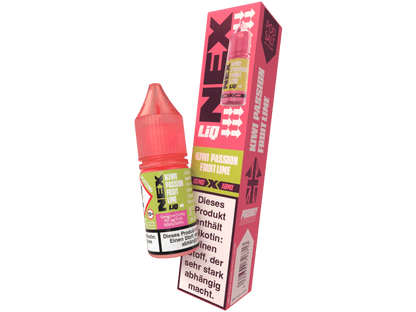 Pod Salt - NexLiq - Kiwi Passionfruit Lime - 10ml Fertigliquid (Nikotinfrei/Nikotinsalz) - Kiwi Passionfruit Lime 1er Packung 10 mg/ml - Vapes4you