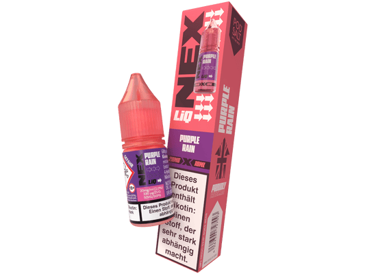 Pod Salt - NexLiq - Purple Rain - 10ml Fertigliquid (Nikotinfrei/Nikotinsalz) - Purple Rain 1er Packung 20 mg/ml - Vapes4you