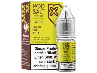 Pod Salt X - Lemon Lime Cola - 10ml Fertigliquid (Nikotinsalz)