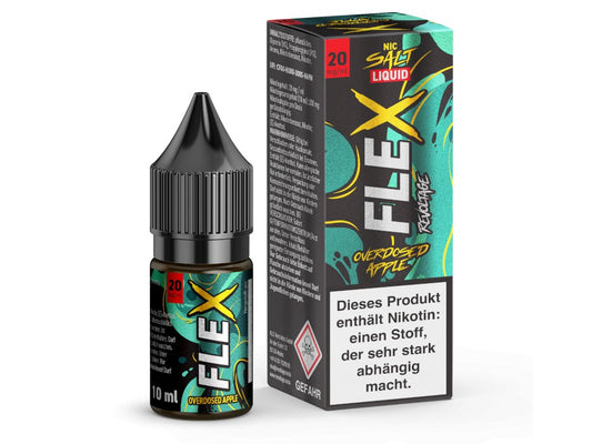 Revoltage - FLEX - Apple - 10ml Fertigliquid (Nikotinsalz) - Apple 1er Packung 20 mg/ml - Vapes4you