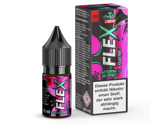 Revoltage - FLEX - Berries - 10ml Fertigliquid (Nikotinsalz) - Berries 1er Packung 20 mg/ml - Vapes4you