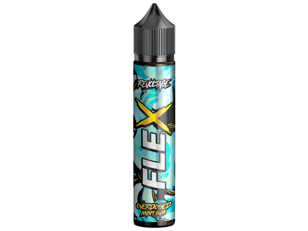 Revoltage - FLEX - Overdosed Mint Gum - Longfill Aroma 10ml (75ml Flasche)