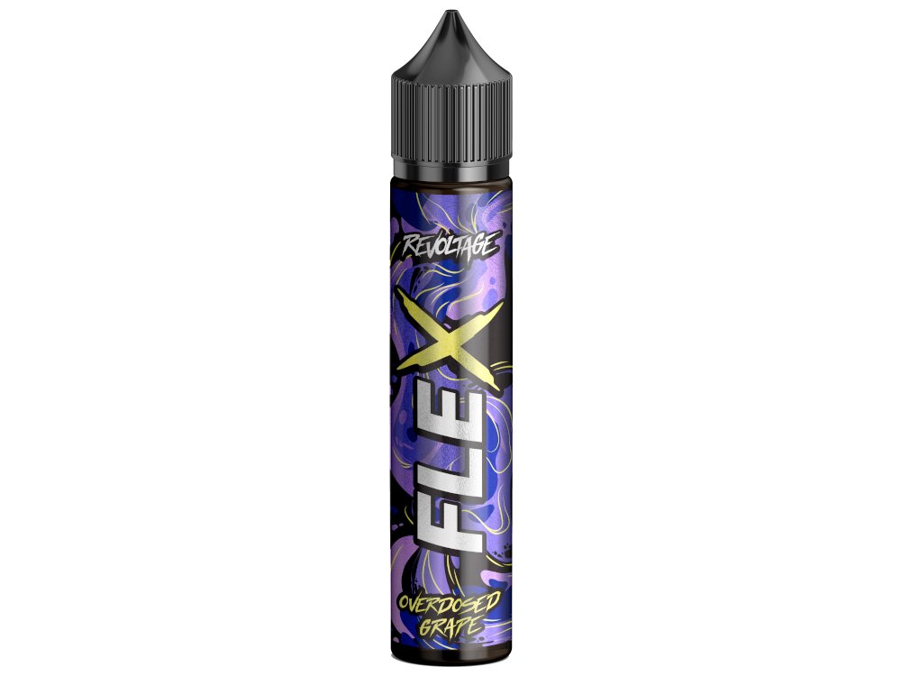 Revoltage - FLEX - Overdosed Grape - Longfill Aroma 10ml (75ml Flasche) - Grape 1er Packung - Vapes4you