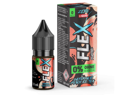 Revoltage - FLEX - Peach Ice Tea - 10ml Fertigliquid (Nikotinfrei/Nikotinsalz) - Peach Ice Tea 1er Packung 0 mg/ml - Vapes4you