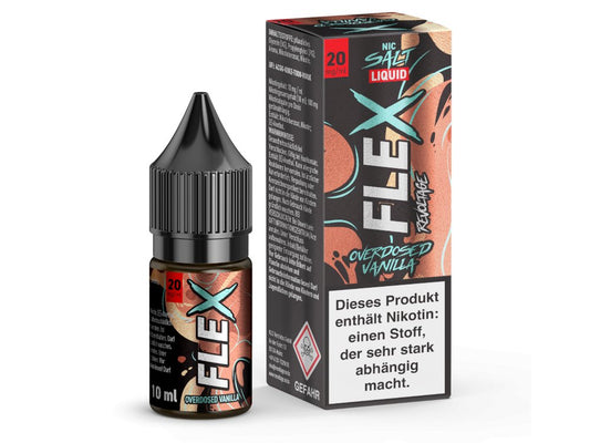 Revoltage - FLEX - Vanilla - 10ml Fertigliquid (Nikotinfrei/Nikotinsalz) - Vanilla 1er Packung 20 mg/ml - Vapes4you