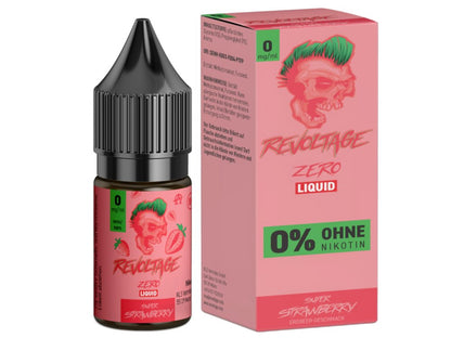 Revoltage - Super Strawberry - 10ml Fertigliquid (Nikotinfrei) - Super Strawberry 1er Packung 0 mg/ml- Vapes4you