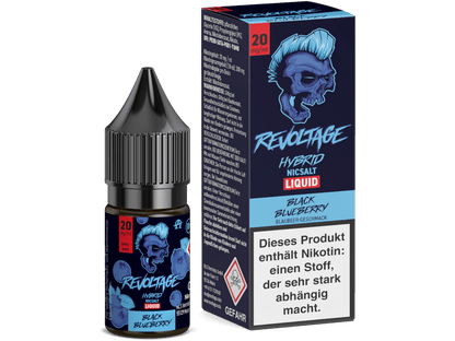 Revoltage - Tobacco Gold - Black Blueberry - 10ml Fertigliquid (Hybrid Nikotinsalz) - Black Blueberry 1er Packung 20 mg/ml - Vapes4you