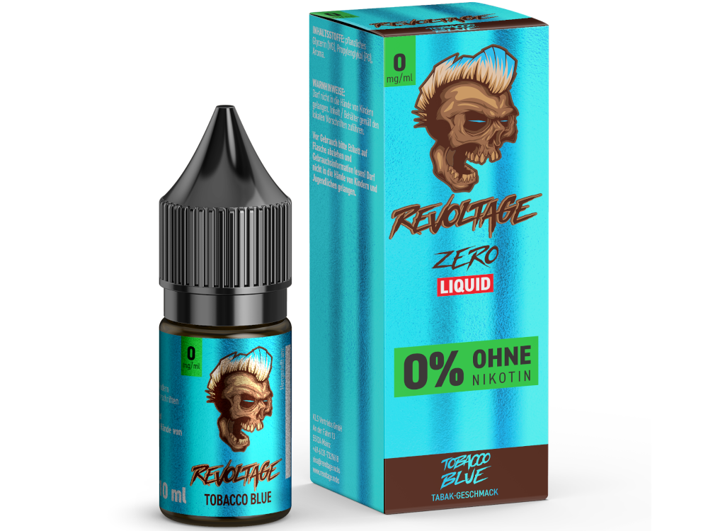 Revoltage - Tobacco Blue - 10ml Fertigliquid (Nikotinfrei)