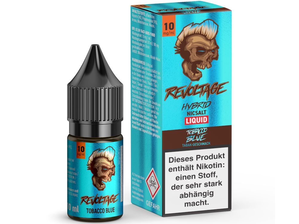 Revoltage - Tobacco Blue - 10ml Fertigliquid (Hybrid Nikotinsalz)