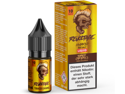 Revoltage - Tobacco Caramel - 10ml Fertigliquid (Hybrid Nikotinsalz)