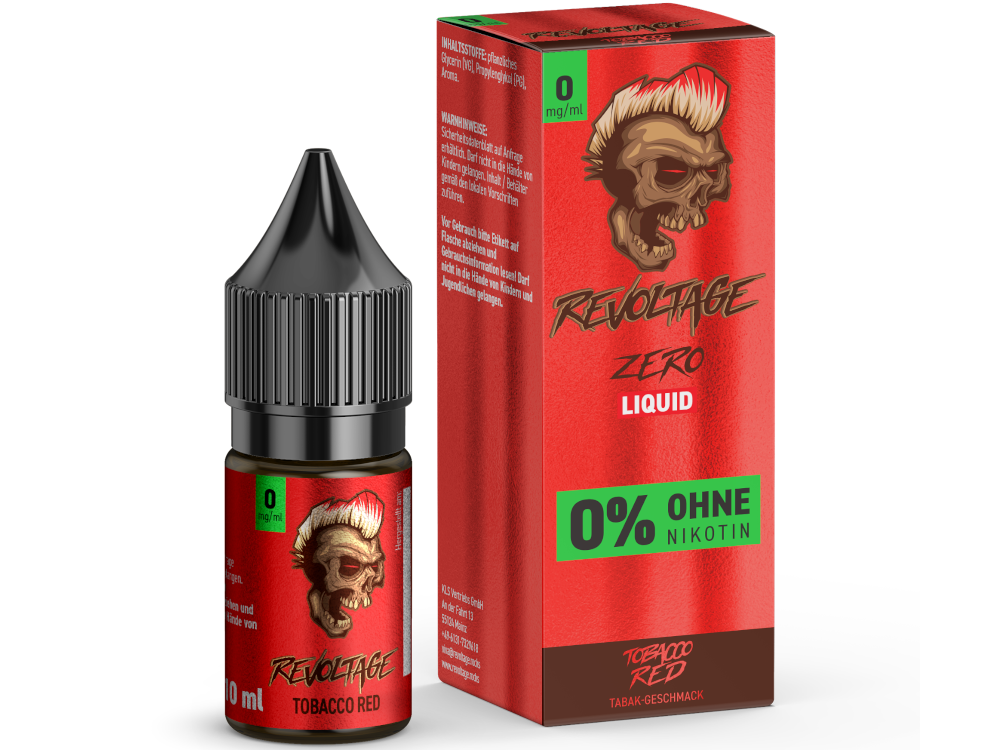 Revoltage - Tobacco Red - 10ml Fertigliquid (Nikotinfrei)