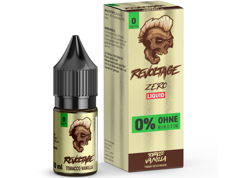 Revoltage - Tobacco Vanilla - 10ml Fertigliquid (Nikotinfrei)