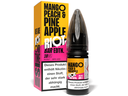 Riot Squad - BAR EDTN. - Mango Peach Pineapple - 10ml Fertigliquid (Nikotinsalz)