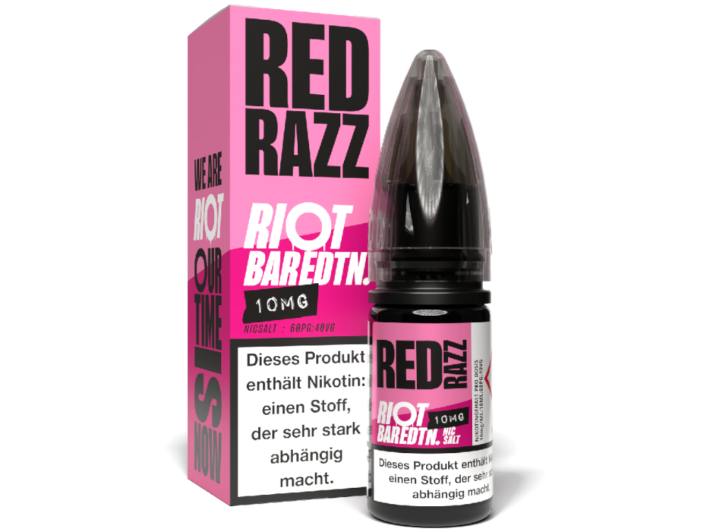Riot Squad - BAR EDTN. - Red Razz - 10ml Fertigliquid (Nikotinsalz)