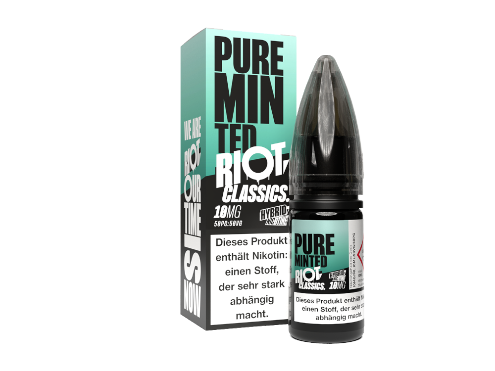Riot Squad - Classics - Pure Minted - 10ml Fertigliquid (Hybrid Nikotinsalz)