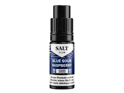 Salt Club - 5000 - Blue Sour Raspberry - 10ml Fertigliquid (Nikotinsalz) - Blue Sour Raspberry 1er Packung 20 mg/ml - Vapes4you