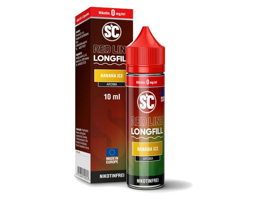 SC - Red Line - Banana Ice - Longfill Aroma 10ml (60ml Flasche) - Banana Ice 1er Packung - Vapes4you