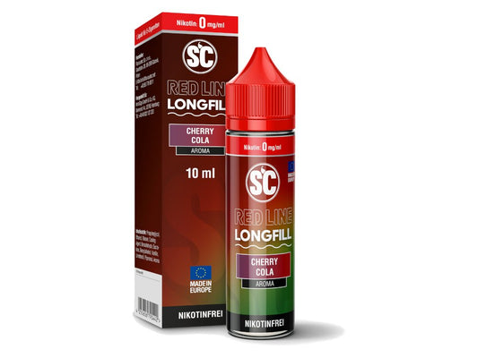 SC - Red Line - Cherry Cola - Longfill Aroma 10ml (60ml Flasche) - Cherry Cola 1er Packung - Vapes4you