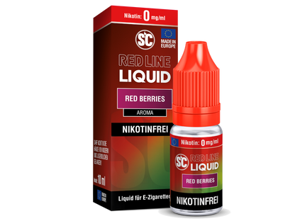 SC Red Line - Red Berries V2 - 10ml Fertigliquid (Nikotinfrei/Nikotinsalz)