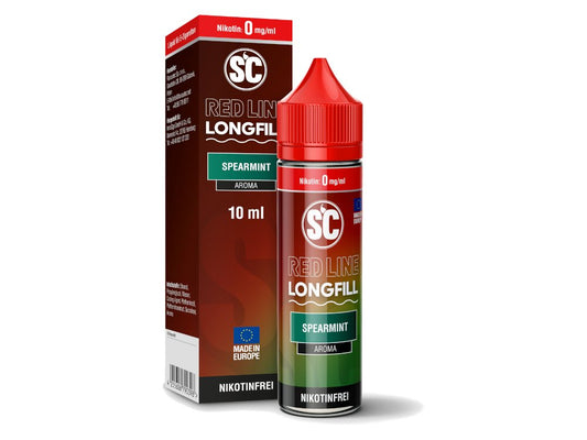 SC - Red Line - Spearmint - Longfill Aroma 10ml (60ml Flasche) - Spearmint 1er Packung - Vapes4you