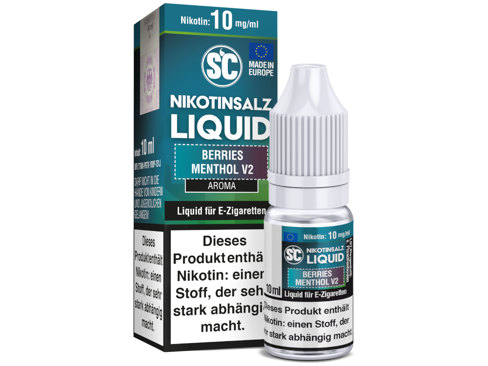 SC - Berries Menthol V2 - 10ml Fertigliquid (Nikotinfrei/Nikotinsalz)