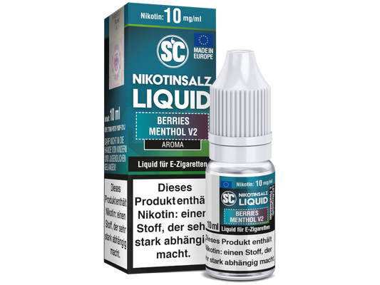 SC - Berries Menthol V2 - 10ml Fertigliquid (Nikotinfrei/Nikotinsalz)