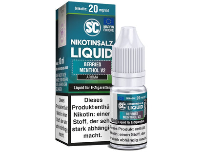 SC - Berries Menthol V2 - 10ml Fertigliquid (Nikotinfrei/Nikotinsalz)