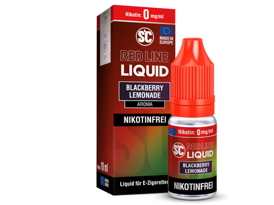 SC - Red Line - Blackberry Lemonade - 10ml Fertigliquid (Nikotinfrei/Nikotinsalz)