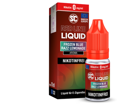 SC - Red Line - Frozen Blue Razz Lemonade - 10ml Fertigliquid (Nikotinfrei/Nikotinsalz)