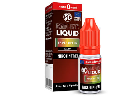 SC - Red Line - Triple Melon 10ml Fertigliquid (Nikotinfrei/Nikotinsalz)