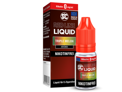 SC - Red Line - Triple Melon 10ml Fertigliquid (Nikotinfrei/Nikotinsalz)