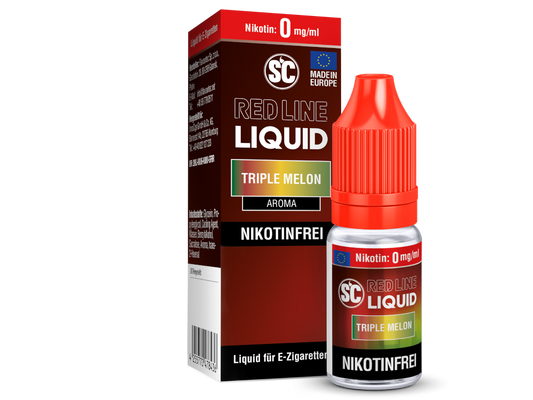 SC - Red Line - Triple Melon 10ml Fertigliquid (Nikotinfrei/Nikotinsalz)