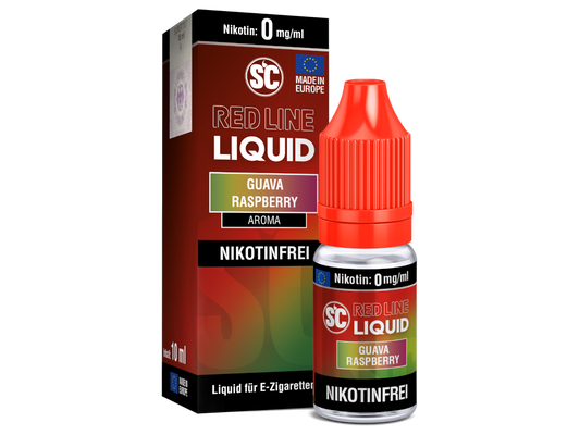 SC - Red Line - Guava Raspberry - 10ml Fertigliquid (Nikotinfrei/Nikotin)