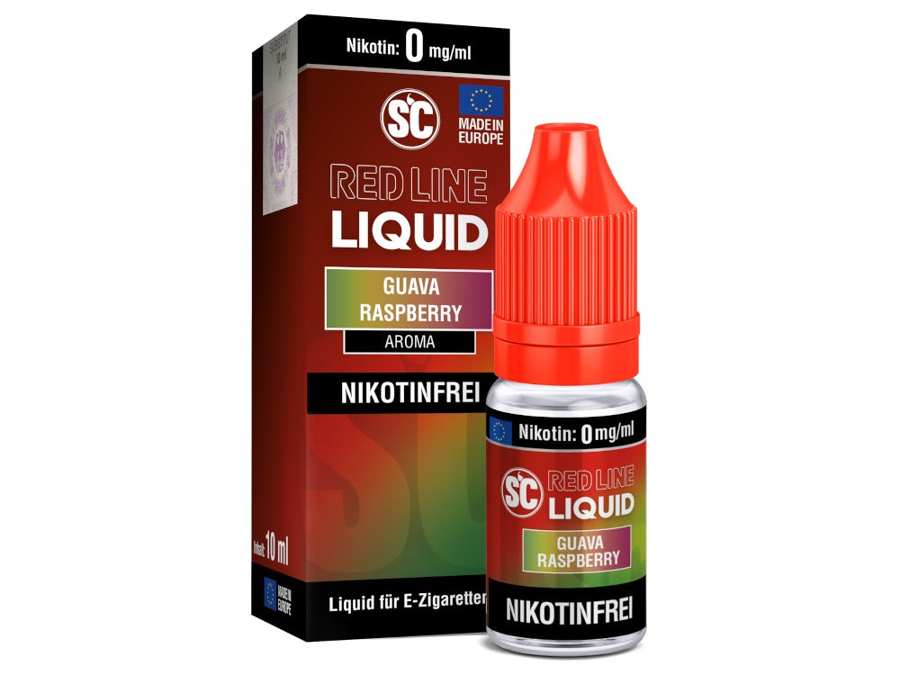 SC - Red Line - Guava Raspberry - 10ml Fertigliquid (Nikotinfrei/Nikotin)