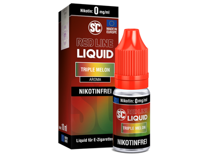 SC - Red Line - Triple Melon - 10ml Fertigliquid (Nikotinfrei/Nikotin)