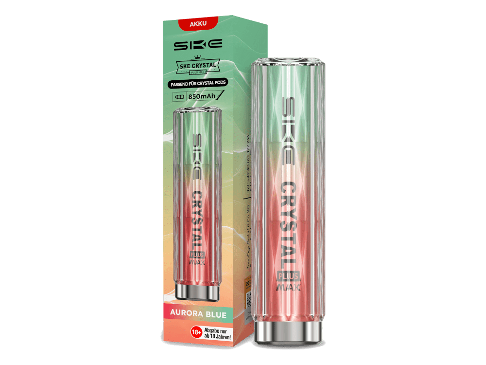 SKE - Crystal Plus MAX - 850mAh Akku (Für Prefilled Pods) - aurora - blau 1er Packung - Vapes4you