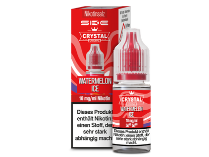 SKE - Crystal - Watermelon Ice - 10ml Fertigliquid (Nikotinsalz)