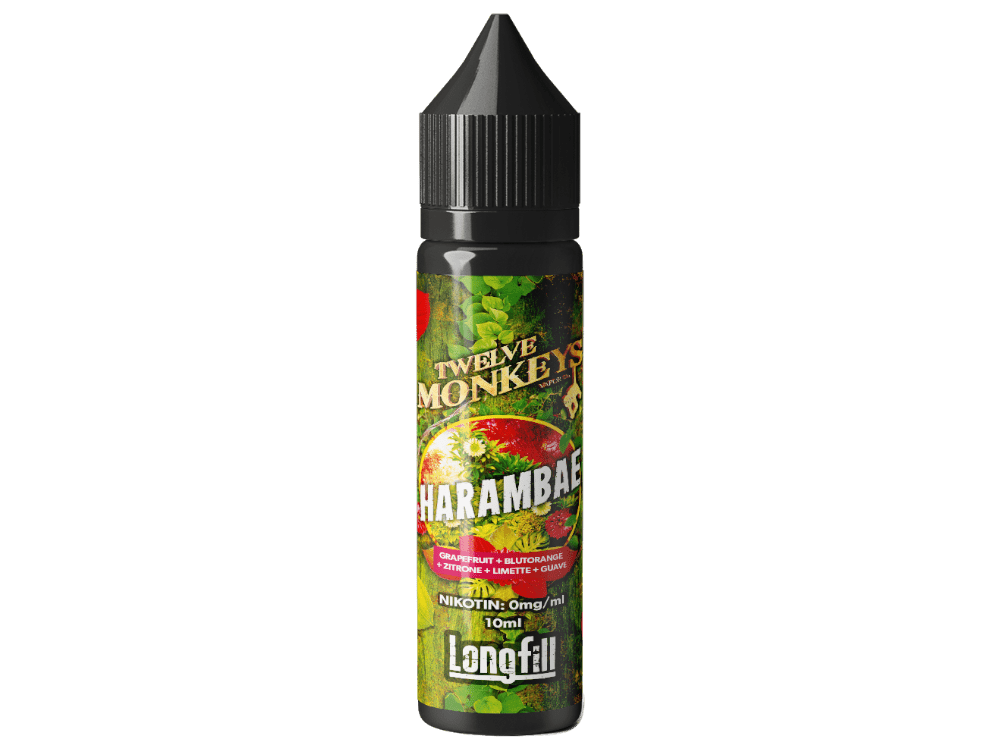 Twelve Monkeys - Harambae - Longfill Aroma 10ml (60ml Flasche) - Harambae 1er Packung - Vapes4you