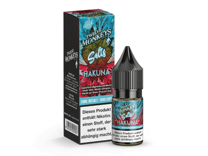 Twelve Monkeys - Iced - Hakuna - 10ml Fertigliquid (Nikotinsalz) - Hakuna 1er Packung 20 mg/ml - Vapes4you