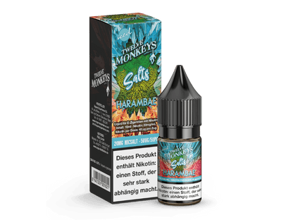 Twelve Monkeys - Iced - Harambae - 10ml Fertigliquid (Nikotinsalz) - Harambae 1er Packung 20 mg/ml - Vapes4you