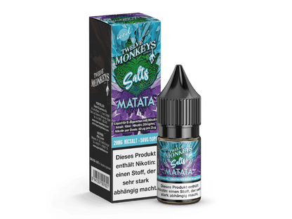 Twelve Monkeys - Iced - Matata - 10ml Fertigliquid (Nikotinsalz) - Matata 1er Packung 20 mg/ml - Vapes4you