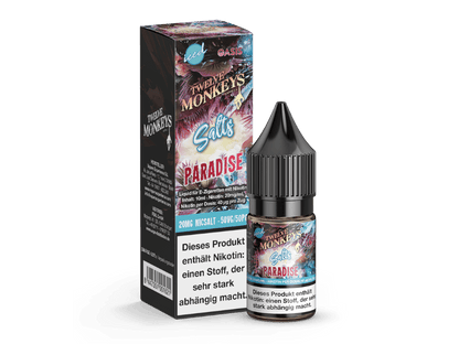 Twelve Monkeys - Iced - Paradise - 10ml Fertigliquid (Nikotinsalz) - Paradise 1er Packung 20 mg/ml - Vapes4you
