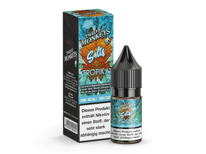 Twelve Monkeys - Iced - Tropika - 10ml Fertigliquid (Nikotinsalz) - Tropika 1er Packung 20 mg/ml - Vapes4you