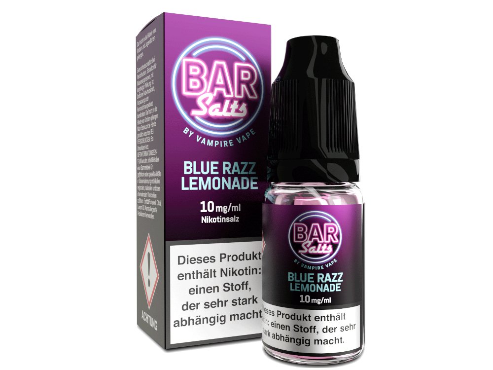 Vampire Vape - Bar Salts Blue Razz Lemonade - 10ml Fertigliquid (Nikotinsalz) - Blue Razz Lemonade 1er Packung 10 mg/ml - Vapes4you