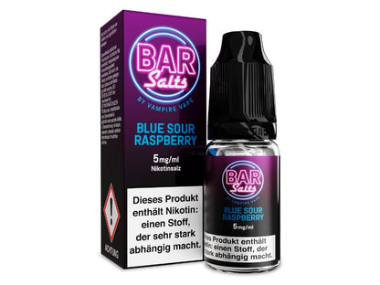 Vampire Vape - Bar Salts Blue Sour Raspberry - 10ml Fertigliquid (Nikotinsalz) - Blue Sour Raspberry 1er Packung 5 mg/ml - Vapes4you