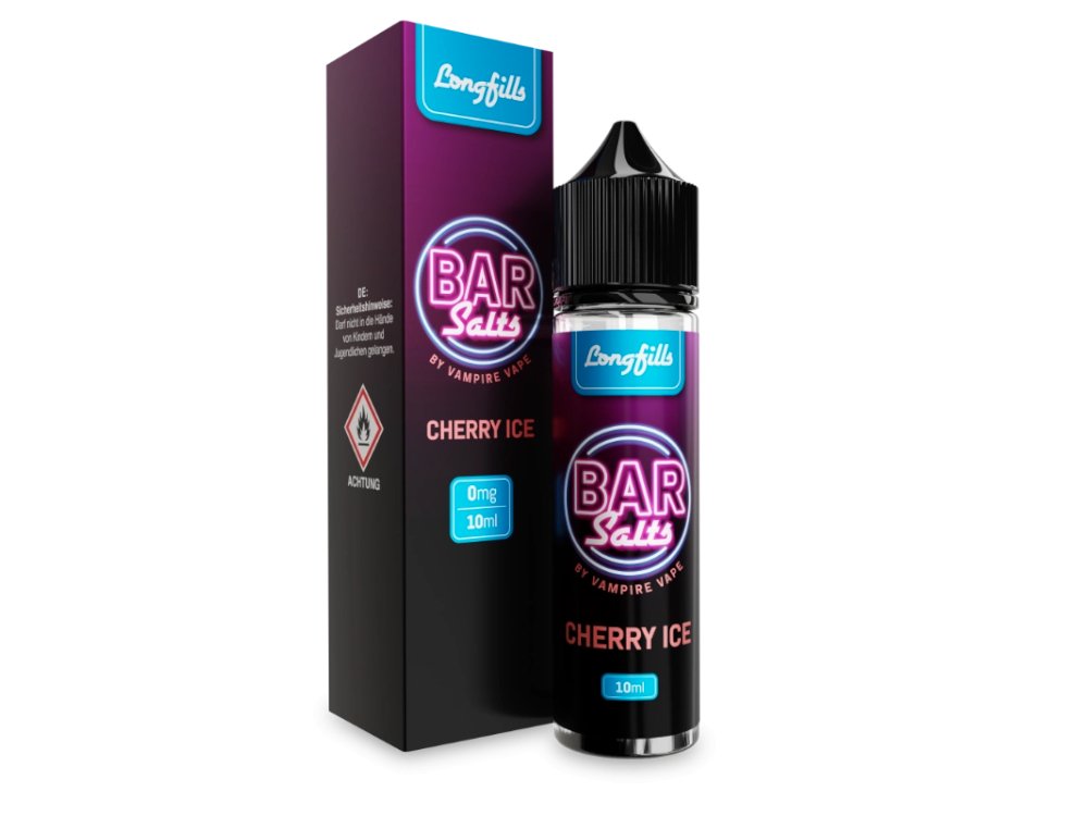 Vampire Vape - Bar Salts - Cherry Ice - Longfill Aroma 10ml (60ml Flasche) - Cherry Ice 1er Packung - Vapes4you