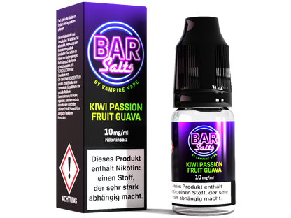 Vampire Vape - Bar Salts Kiwi Passion Fruit Guava - 10ml Fertigliquid (Nikotinsalz)