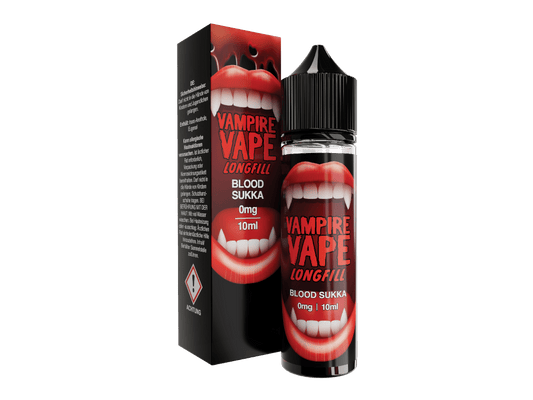 Vampire Vape - Blood Sukka - Longfill Aroma 10ml (60ml Flasche) - Blood Sukka 1er Packung - Vapes4you