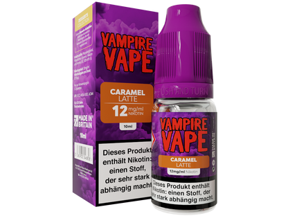 Vampire Vape - Dessert Collection - Caramel Latte - 10ml Fertigliquid (Nikotin)